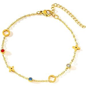 New! Anthropologie Aster Gold Plated Star Bracelet (2010) NWOT